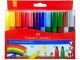 FABER-CASTELL JUMBO CONNECTOR FELT PEN 12 COLOR
