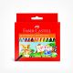 FABER-CASTELL JUMBO WAX CRAYONS 24 COLOR 90MM