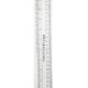 FABER-CASTELL CLEAR BROAD PLASTIC RULER 30CM 