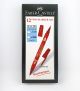FC DOUBLE SIDED PERMANENT MARKER BOX OF 12PC RED