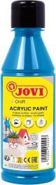 JOVI DECOR ACRYLIC BOTTLE OF 250ML CYAN BLUE