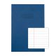 CLASSIC A4 EXERCISE BOOK 8MM+ MARGIN 80 PAGE BOX OF 50 DARK BLUE