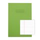 CLASSIC A4 EXERCISE BOOK 8MM+ MARGIN 48 PAGE BOX OF 100 LIGHT GREEN