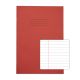 CLASSIC A4 EXERCISE BOOK 8MM+ MARGIN 48 PAGE BOX OF 100 RED
