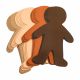 19.5 X 30.5CM PEOPLE SHAPES PACK OF 24
