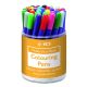 KCS COLOURING PENS BROAD TIP ASSORTED COLOURS PACK OF 36