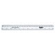 300MM RULER WHITE PACK OF 100