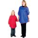 SLEEVELESS SMOCK BLUE/RED