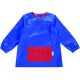 SLEEVED ART SMOCK ROYAL/RED AGE 1-3