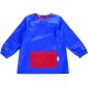 SLEEVED ART SMOCK ROYAL/RED 10-12