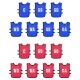MESH NETBALL TRAINING BIBS RED YOUTHS PACK OF 7