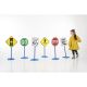 TRAFFIC SIGN SET
