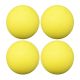 UNCOATED FOAM BALL 20CMYELLOW PACK OF 4