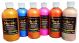 FABRIC PAINT METALLIC ASSORTED COLOURS 300ML PACK OF 6