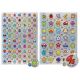 35/25MM SPARKLY PRAISE MESSAGE STICKERS & 10MM SPARKLY NO WORDS STICKERS
