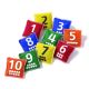 NUMBER & DOT BEAN BAGS PACK OF 10