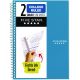 FIVE STAR WIREBOUND NB 2-SUBJECT 80SHEETS 19x13.9 CM ASSORTED COVER COLOR