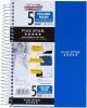 FIVE STAR SPIRAL NOTEBOOK 5 SUBJECT 180 SHEETS
