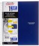 FIVE STAR SPIRAL NB 1 SUBJECT 100 SHEETS 27.9x21.5CM ASSORTED PLASTIC COVER