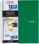 FIVE STAR SPIRAL NB 3 SUBJECT 150SHEETS 27.9x21.5CM ASSORTED PLASTIC COVER