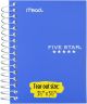 FIVE STAR SPIRAL NB  POCKET NOTEBOOK 200SHEETS  13.9x8.8 CM ASSORTED PLASTIC COVER