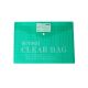MAXI F/S CLEAR BAG WITH NAME CARD GREEN