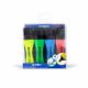 MAXI SUPER-FLUO HIGHLIGHTER WALLET OF 4