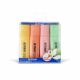 MAXI GRIP PASTEL HIGHLIGHTER IN PET BOX OF 4PC