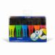 MAXI SUPER-FLUO HIGHLIGHTER WALLET OF 6