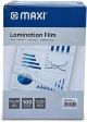 MAXI LAMINATION FILM 70X100MM 125MIC BOX OF 100PC