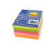 MAXI STICKY NOTES 75X75MM 5X80 ASST NEON COL 400SH