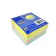 MAXI STICKY NOTES 75X75MM 4X100 PASTEL COL 400SH