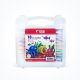 TITI OIL PASTELS 18COLOR 75MM HEXAGONAL IN PP CASE